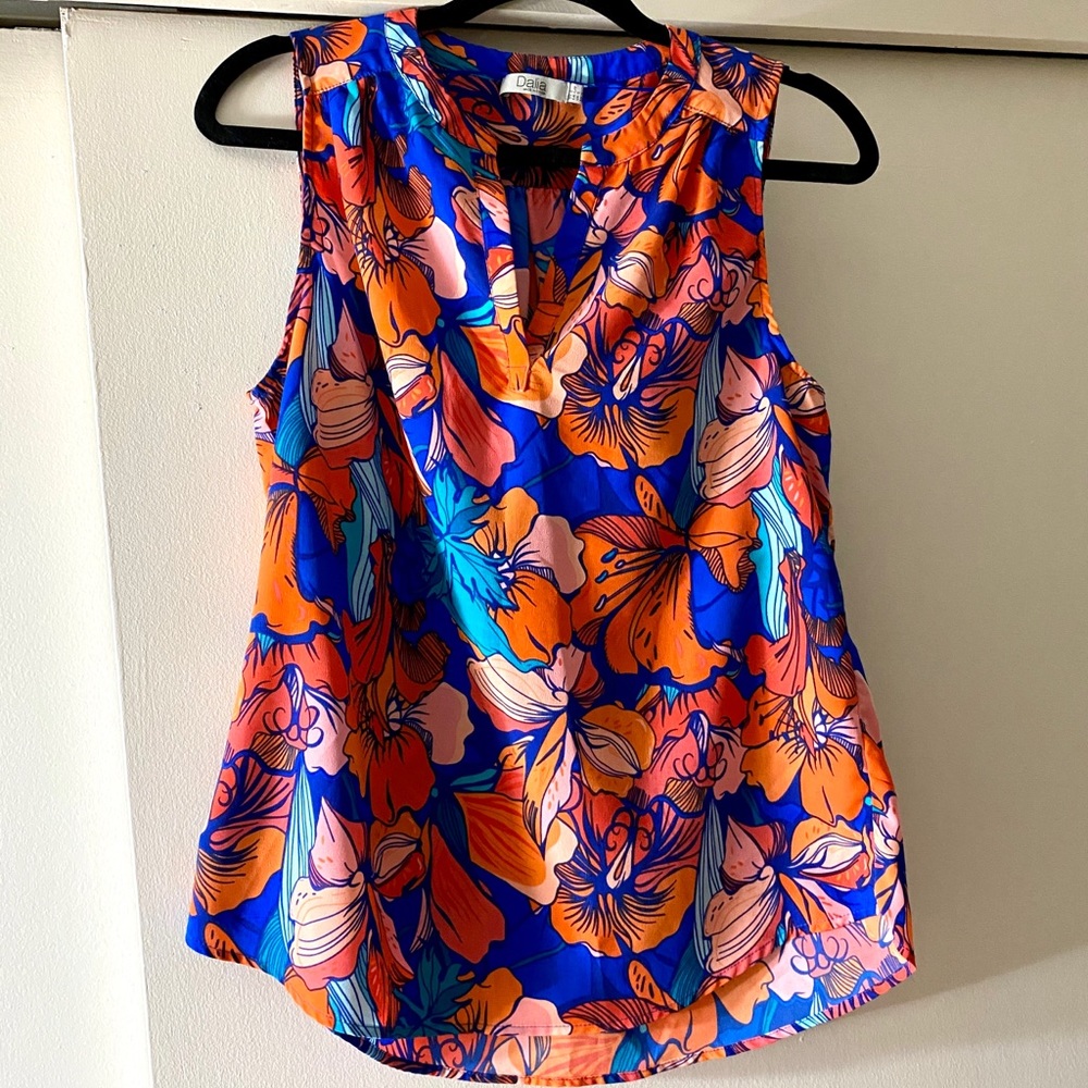 Floral tank top